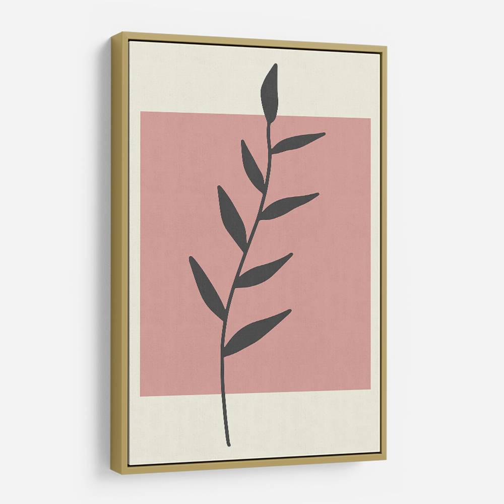  Abstract Minimal Plants #1 Wall Art