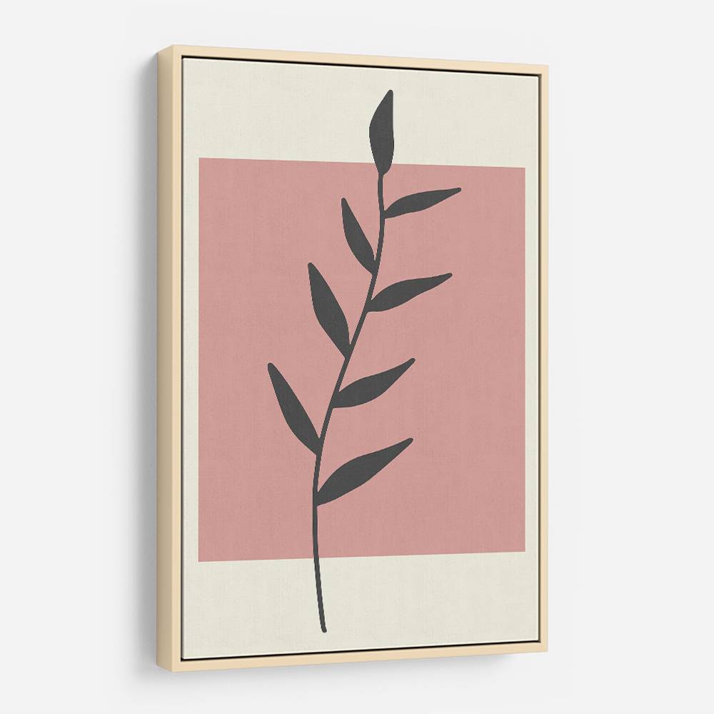  Abstract Minimal Plants #1 Wall Art