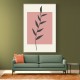  Abstract Minimal Plants #1 Wall Art