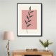  Abstract Minimal Plants #1 Wall Art