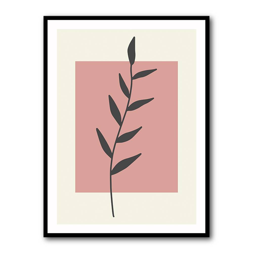  Abstract Minimal Plants #1 Wall Art