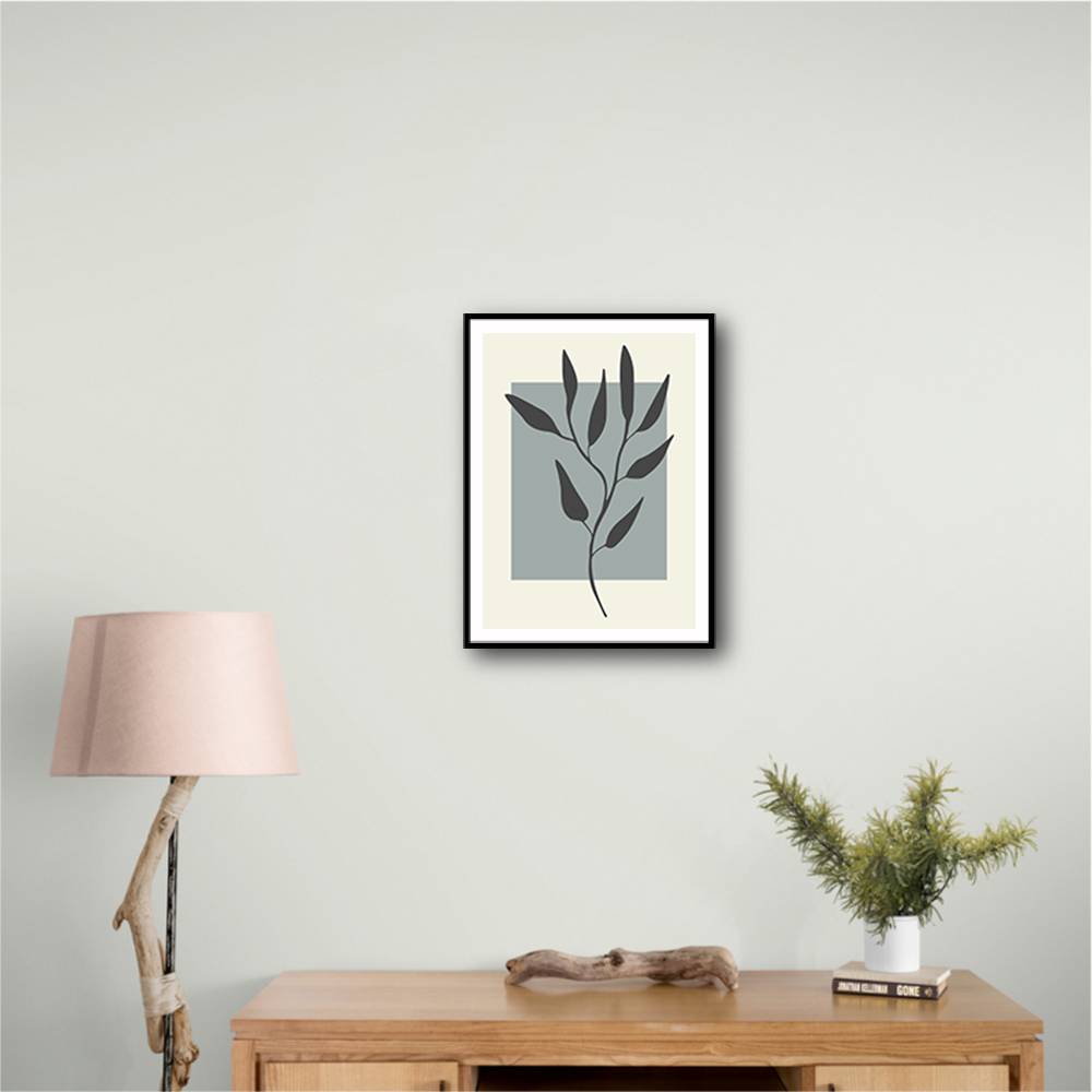 Abstract Minimal Plants #2 Wall Art