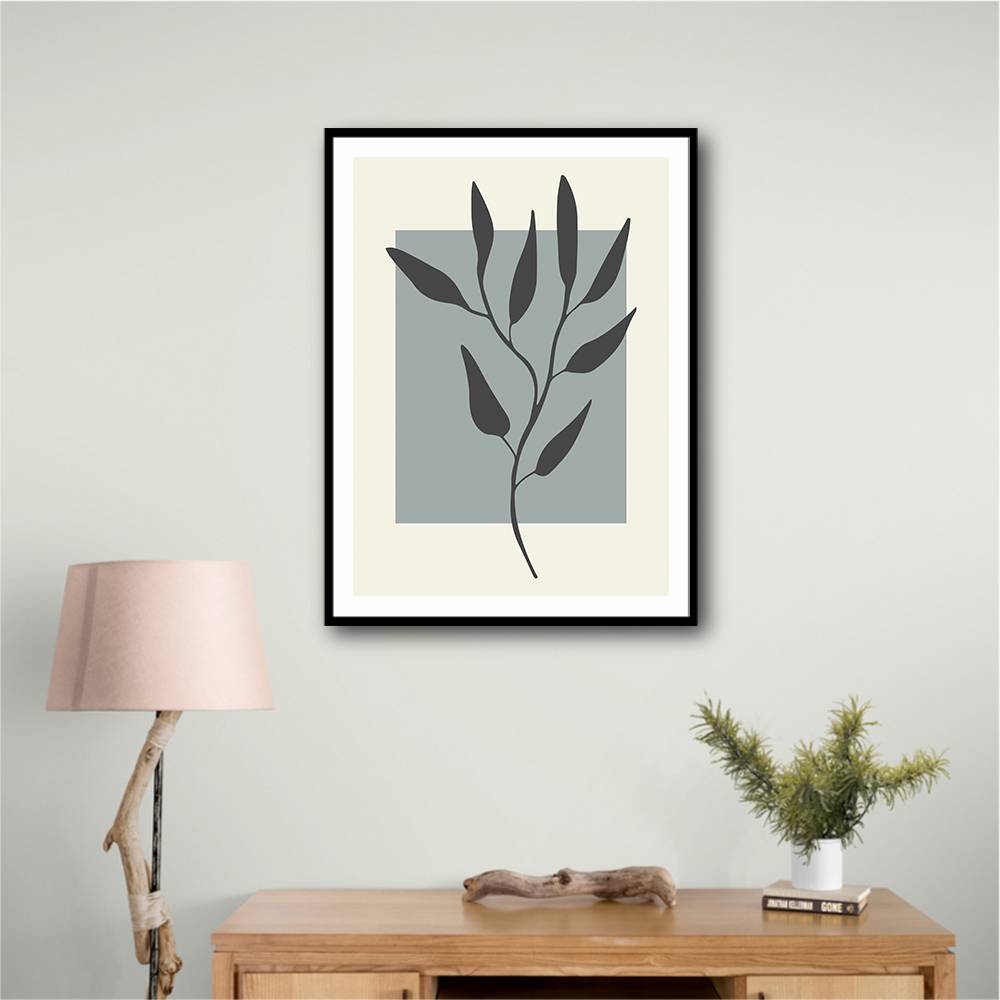 Abstract Minimal Plants #2 Wall Art