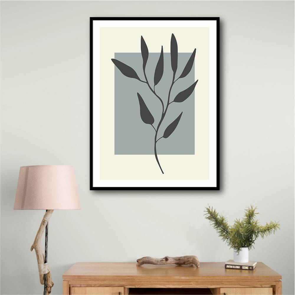 Abstract Minimal Plants #2 Wall Art