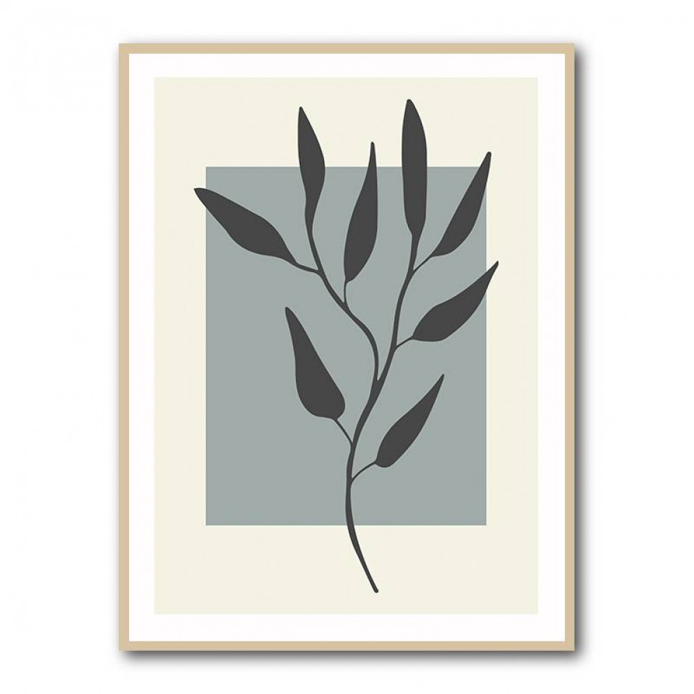 Abstract Minimal Plants #2 Wall Art