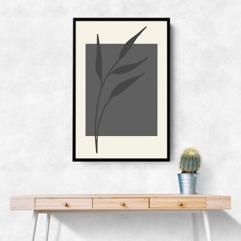 Abstract Minimal Plants #4 Wall Art