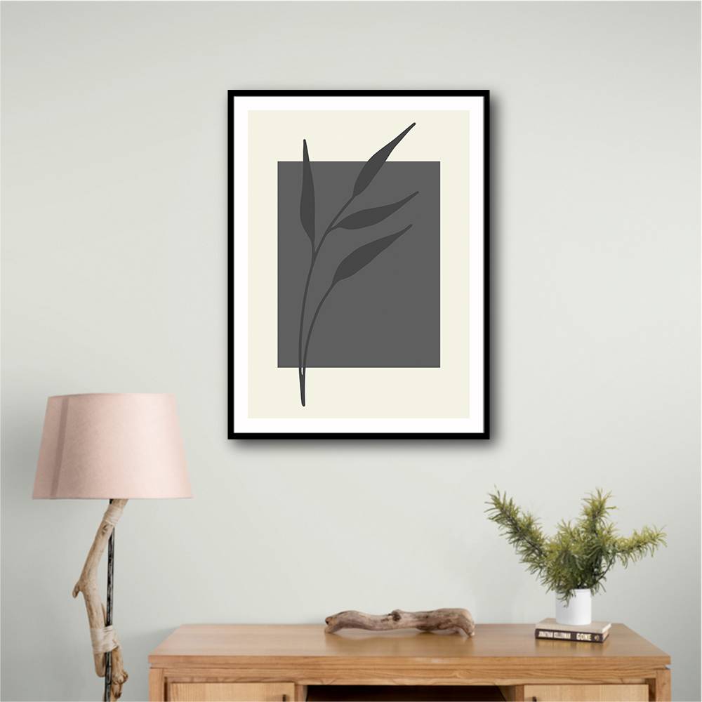 Abstract Minimal Plants #4 Wall Art