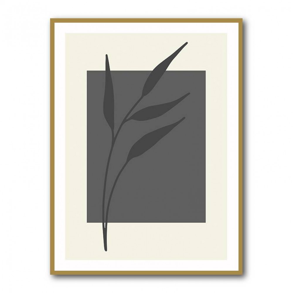 Abstract Minimal Plants #4 Wall Art