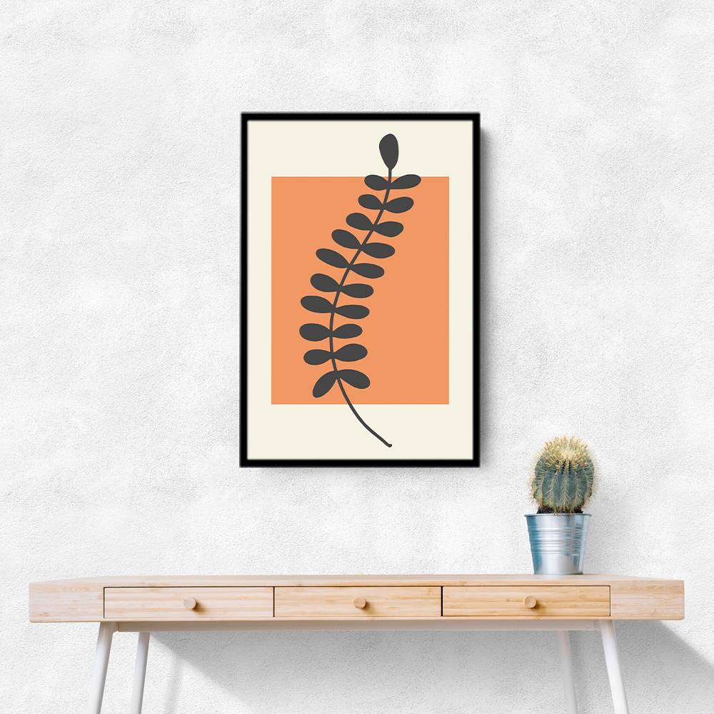  Abstract Minimal Plants #3 Wall Art