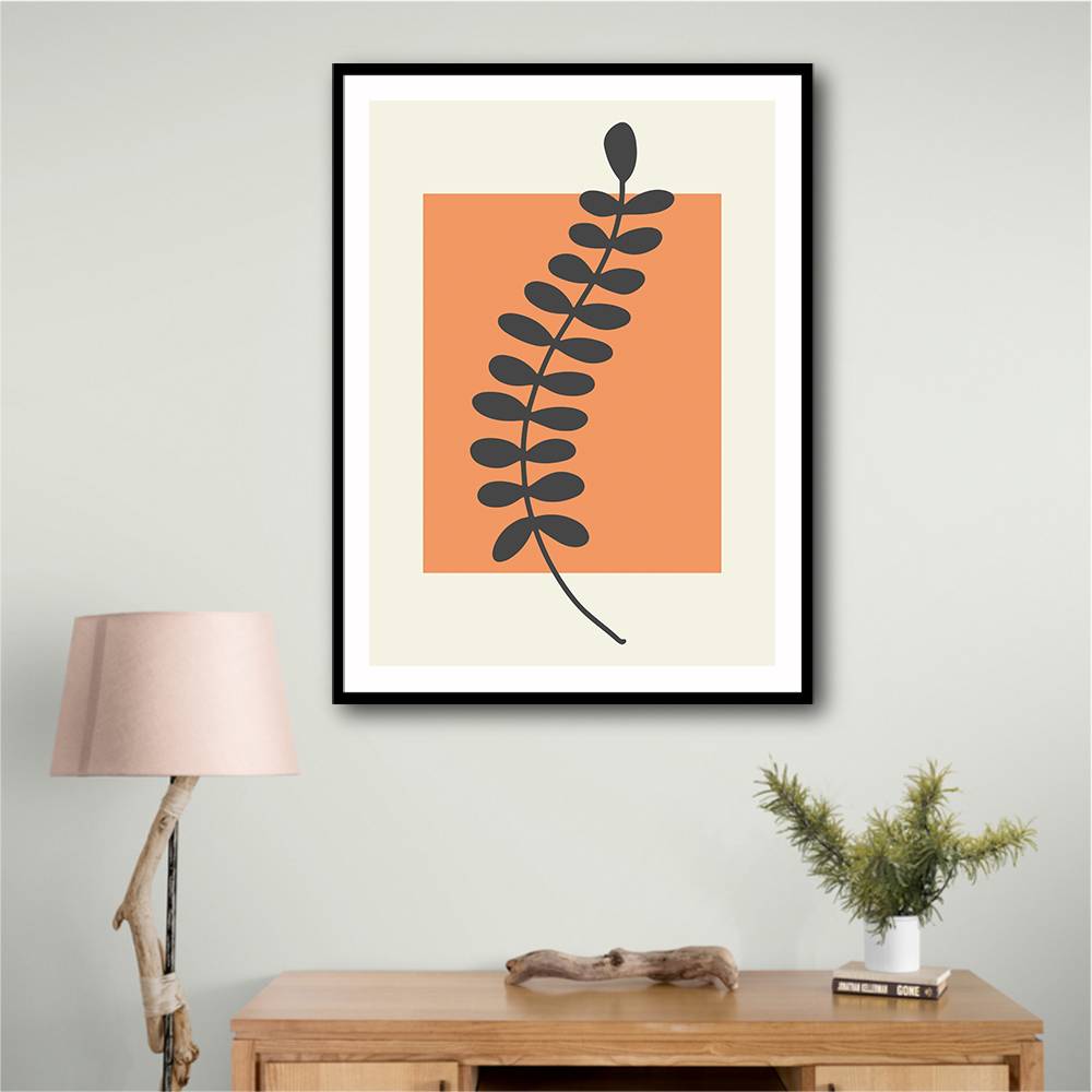  Abstract Minimal Plants #3 Wall Art