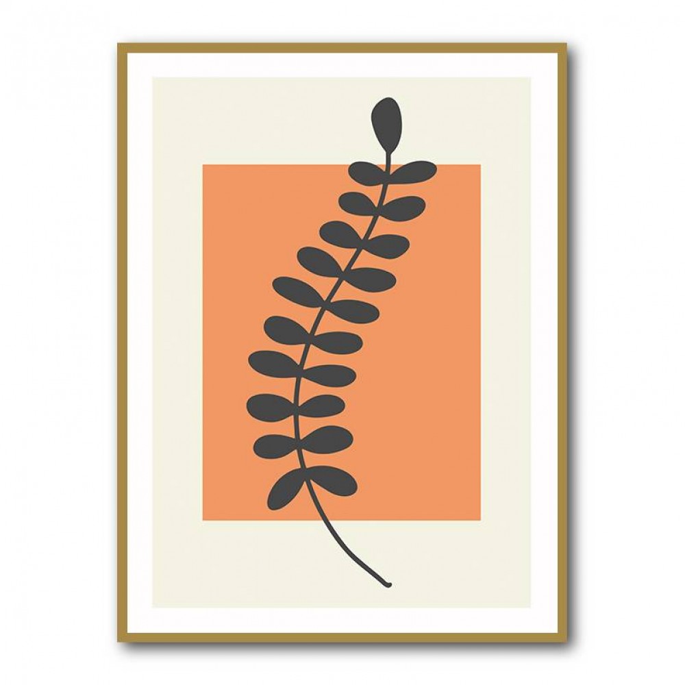  Abstract Minimal Plants #3 Wall Art