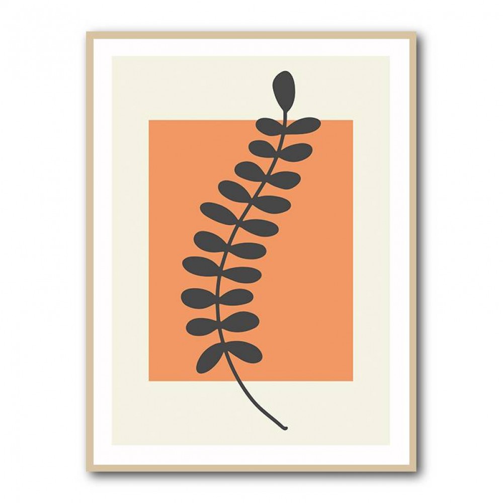  Abstract Minimal Plants #3 Wall Art