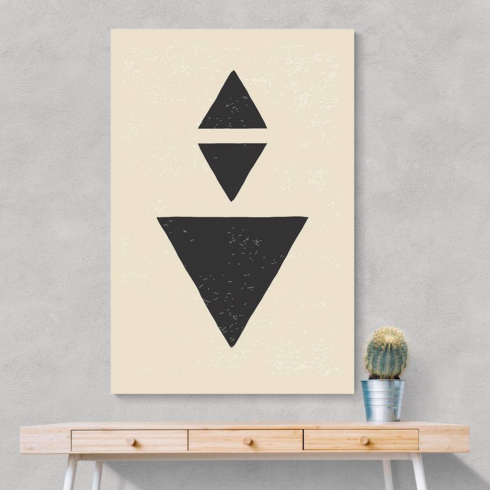 Abstract Triangles #3 Wall Art