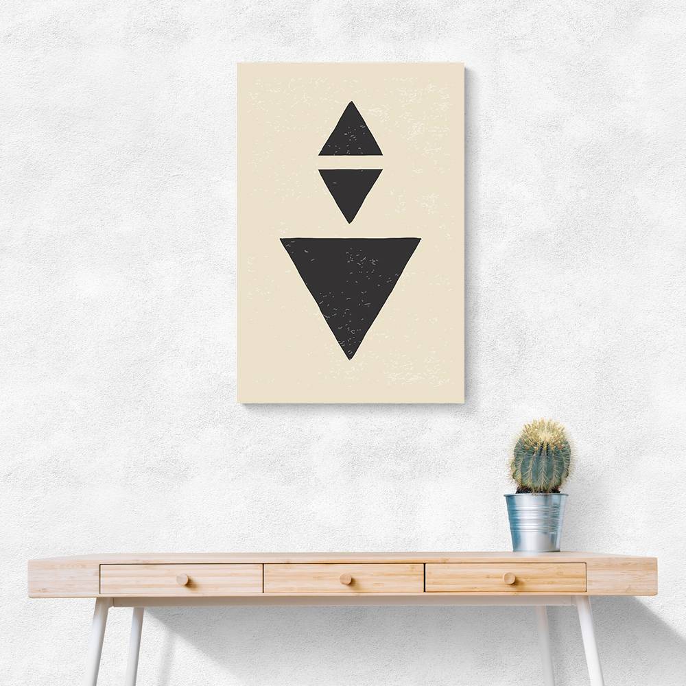 Abstract Triangles #3 Wall Art