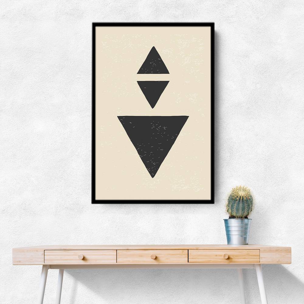 Abstract Triangles #3 Wall Art