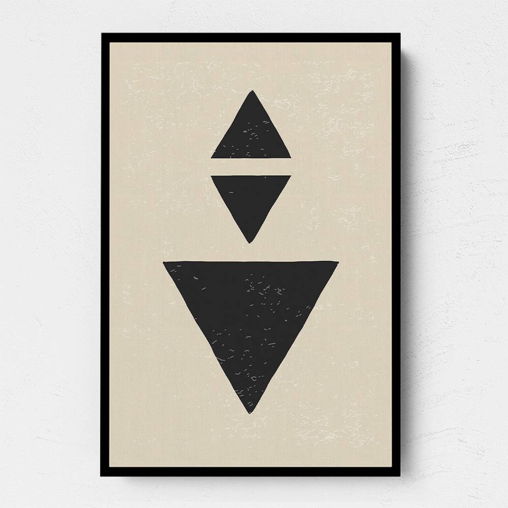 Abstract Triangles #3 Wall Art