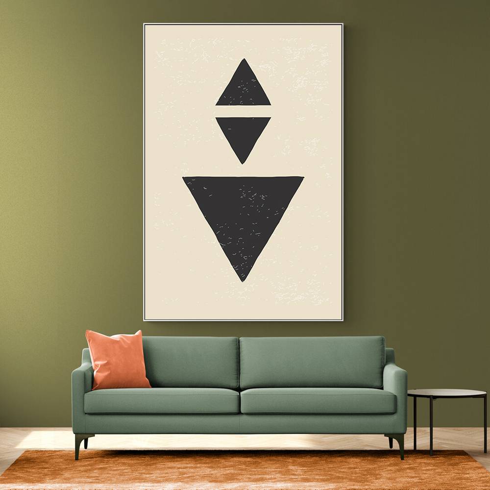 Abstract Triangles #3 Wall Art