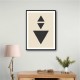 Abstract Triangles #3 Wall Art