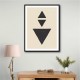 Abstract Triangles #3 Wall Art