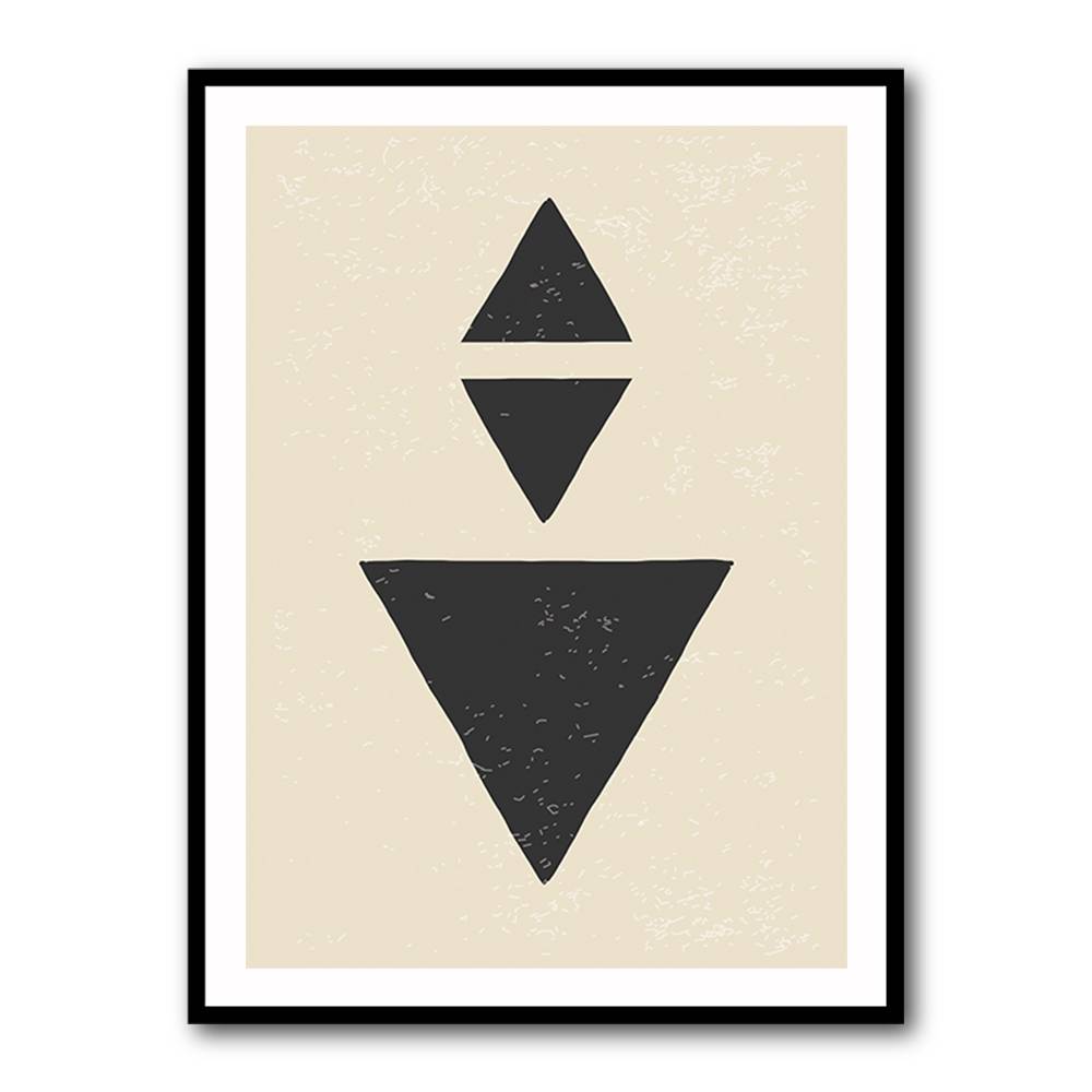 Abstract Triangles #3 Wall Art