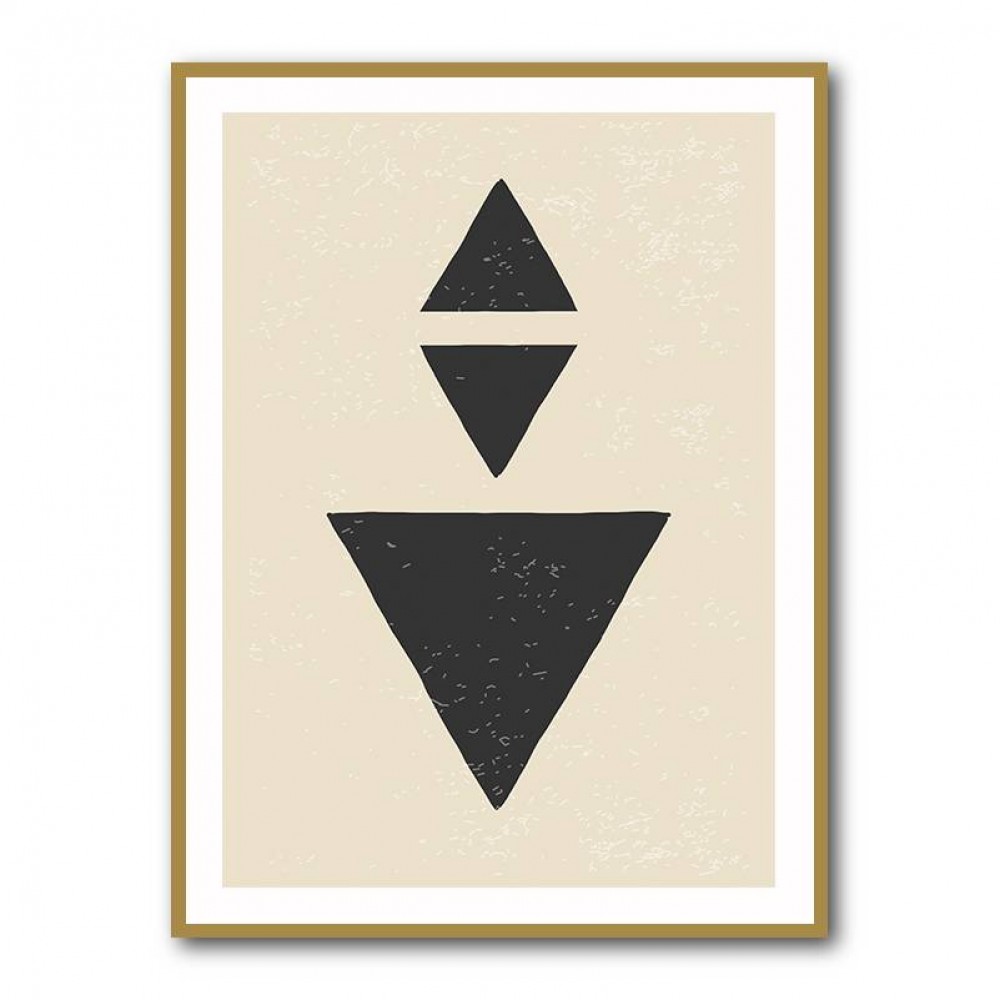 Abstract Triangles #3 Wall Art