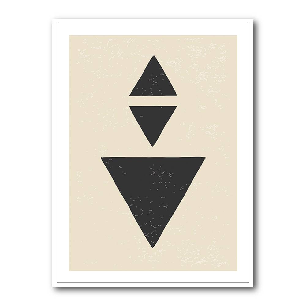 Abstract Triangles #3 Wall Art