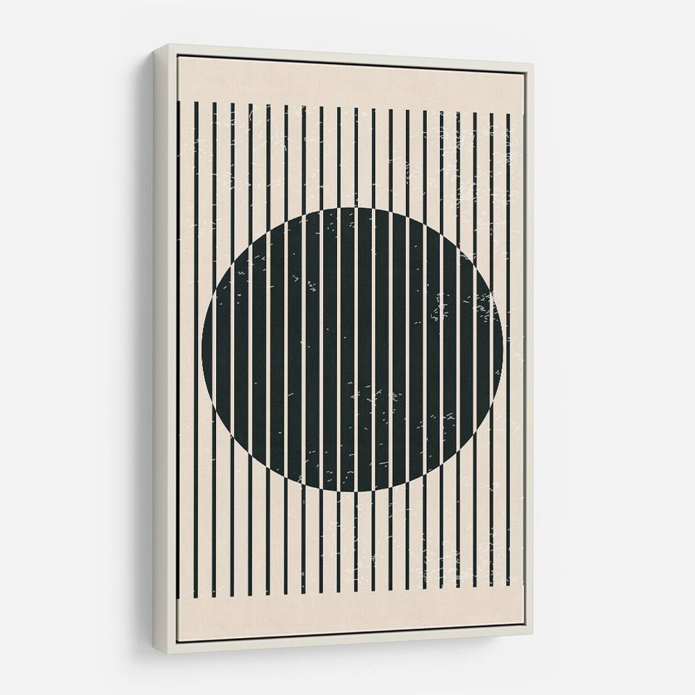 Black And White Geometric Shapes #1 Wall Art