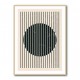 Black And White Geometric Shapes #1 Wall Art