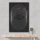 Black And White Circles Wall Art