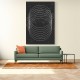 Black And White Circles Wall Art