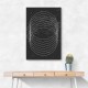 Black And White Circles Wall Art