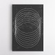 Black And White Circles Wall Art