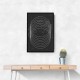 Black And White Circles Wall Art