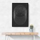 Black And White Circles Wall Art