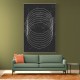 Black And White Circles Wall Art