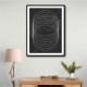 Black And White Circles Wall Art