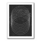 Black And White Circles Wall Art