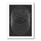 Black And White Circles Wall Art