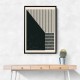 Black And White Geometric Shapes #3 Wall Art