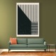 Black And White Geometric Shapes #3 Wall Art