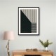 Black And White Geometric Shapes #3 Wall Art