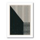 Black And White Geometric Shapes #3 Wall Art