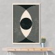 Black And White Geometric Shapes #2 Wall Art