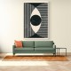 Black And White Geometric Shapes #2 Wall Art