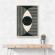 Black And White Geometric Shapes #2 Wall Art