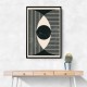 Black And White Geometric Shapes #2 Wall Art