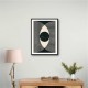 Black And White Geometric Shapes #2 Wall Art