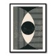 Black And White Geometric Shapes #2 Wall Art