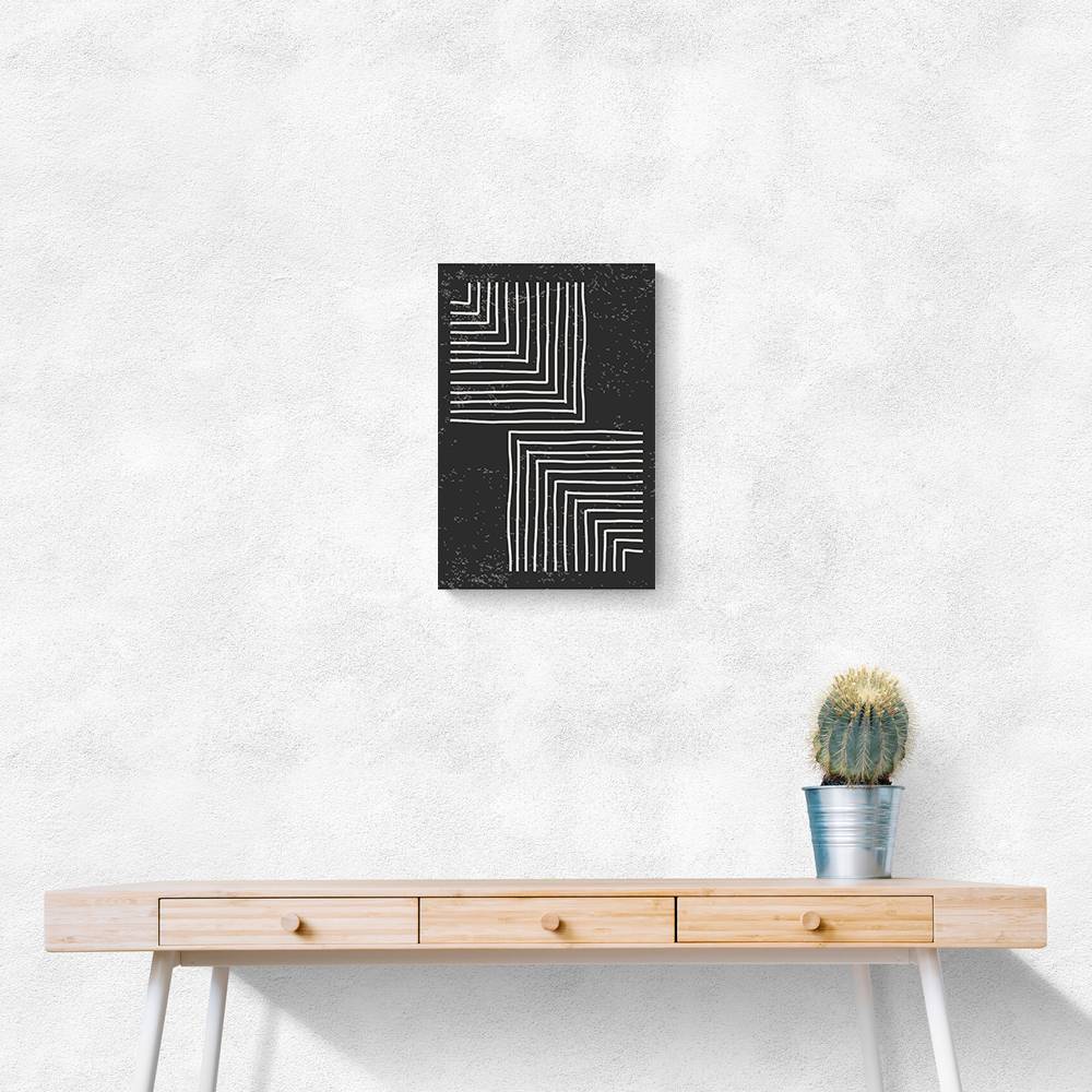 Black And White Line #1 Wall Art