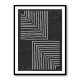 Black And White Line #1 Wall Art